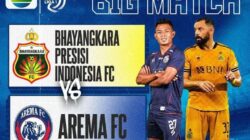 Prediksi Pertandingan Bhayangkara FC vs Arema FC di BRI Liga 1